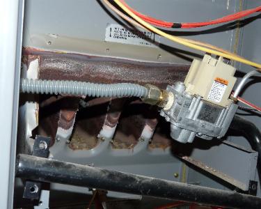 clogged up a/c drain rusted out furnace and heat exchanger